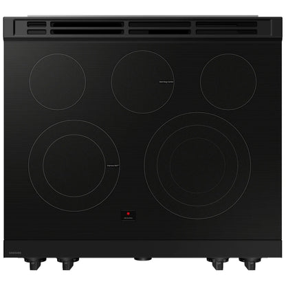 Samsung NSE6DG8700SRAC Electric Range, 6.3 cu. ft. Capacity, 30 inch Exterior Width, True Convection, 5 Burners, Storage Drawer, & , Self Clean, 3,600 Watts Highest Burner Element, Stainless Steel colour