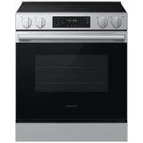 Samsung NSE70H63SRAC Electric Range, 6.3 cu. ft. Capacity, 30 inch Exterior Width, Convection, 5 Burners, Storage Drawer, Air Fry, Self Clean, 3,000 W Highest Element, Stainless Steel colour, SmartThings™