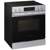 Samsung NSE70H63SRAC Electric Range, 6.3 cu. ft. Capacity, 30 inch Exterior Width, Convection, 5 Burners, Storage Drawer, Air Fry, Self Clean, 3,000 W Highest Element, Stainless Steel colour, SmartThings™