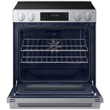 Samsung NSE70H63SRAC Electric Range, 6.3 cu. ft. Capacity, 30 inch Exterior Width, Convection, 5 Burners, Storage Drawer, Air Fry, Self Clean, 3,000 W Highest Element, Stainless Steel colour, SmartThings™
