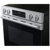 Samsung NSE70H63SRAC Electric Range, 6.3 cu. ft. Capacity, 30 inch Exterior Width, Convection, 5 Burners, Storage Drawer, Air Fry, Self Clean, 3,000 W Highest Element, Stainless Steel colour, SmartThings™