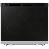 Samsung NSE70H63SRAC Electric Range, 6.3 cu. ft. Capacity, 30 inch Exterior Width, Convection, 5 Burners, Storage Drawer, Air Fry, Self Clean, 3,000 W Highest Element, Stainless Steel colour, SmartThings™