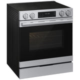Samsung NSE80H63SRAC Electric Range, 6.3 cu. ft. Capacity, 30 inch Exterior Width, True Convection, 5 Burners, Storage Drawer, & , Self Clean, 3,000 W Highest Element, Stainless Steel colour, SmartThings™