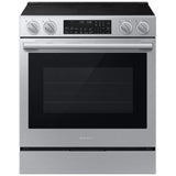 Samsung NSE90H63SRAC Electric Range, 6.3 cu. ft. Capacity, 30 inch Exterior Width, True Convection, 5 Burners, Storage Drawer, & , Self Clean, 3,600 W Highest Element, Stainless Steel colour, Express Boil™, SmartThings™