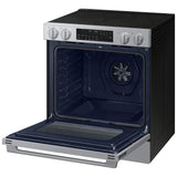 Samsung NSE90H63SRAC Electric Range, 6.3 cu. ft. Capacity, 30 inch Exterior Width, True Convection, 5 Burners, Storage Drawer, & , Self Clean, 3,600 W Highest Element, Stainless Steel colour, Express Boil™, SmartThings™