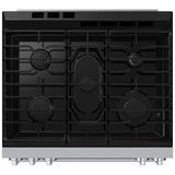 Samsung NSG70H60SRAA Gas Range, 6 cu. ft. Capacity, 30 inch Exterior Width, Self Clean, Convection, 5 Burners, Storage Drawer, Air Fry, 17,000 BTU Highest Burner, Stainless Steel colour, SmartThings™