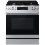 Samsung NSG80H60SRAA Gas Range, 6 cu. ft. Capacity, 30 inch Exterior Width, Self Clean, True Convection, 5 Burners, Storage Drawer, & , 18,000 BTU Highest Burner, Stainless Steel colour, SmartThings™