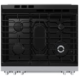 Samsung NSG80H60SRAA Gas Range, 6 cu. ft. Capacity, 30 inch Exterior Width, Self Clean, True Convection, 5 Burners, Storage Drawer, & , 18,000 BTU Highest Burner, Stainless Steel colour, SmartThings™