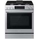 Samsung NSG90H60SRAA Gas Range, 6 cu. ft. Capacity, 30 inch Exterior Width, Self Clean, True Convection, 5 Burners, Storage Drawer, & , 23,000 BTU Highest Burner, Stainless Steel colour