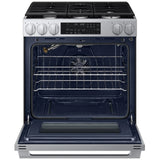 Samsung NSG90H60SRAA Gas Range, 6 cu. ft. Capacity, 30 inch Exterior Width, Self Clean, True Convection, 5 Burners, Storage Drawer, & , 23,000 BTU Highest Burner, Stainless Steel colour