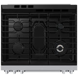 Samsung NSG90H60SRAA Gas Range, 6 cu. ft. Capacity, 30 inch Exterior Width, Self Clean, True Convection, 5 Burners, Storage Drawer, & , 23,000 BTU Highest Burner, Stainless Steel colour