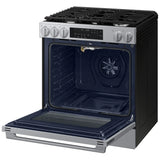 Samsung NSG90H60SRAA Gas Range, 6 cu. ft. Capacity, 30 inch Exterior Width, Self Clean, True Convection, 5 Burners, Storage Drawer, & , 23,000 BTU Highest Burner, Stainless Steel colour