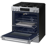 Samsung NSG90H60SRAA Gas Range, 6 cu. ft. Capacity, 30 inch Exterior Width, Self Clean, True Convection, 5 Burners, Storage Drawer, & , 23,000 BTU Highest Burner, Stainless Steel colour