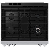 Samsung NSG90H60SWAA Gas Range, 6 cu. ft. Capacity, 30 inch Exterior Width, Self Clean, True Convection, 5 Burners, Storage Drawer, & , 23,000 BTU Highest Burner, White colour