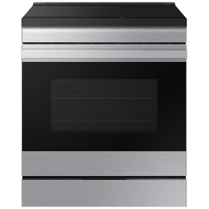 Samsung NSI6DG9500SRAC Induction Range, 6.3 cu. ft. Capacity, 30 inch Exterior Width, True Convection, 4 Burners, Storage Drawer, &
