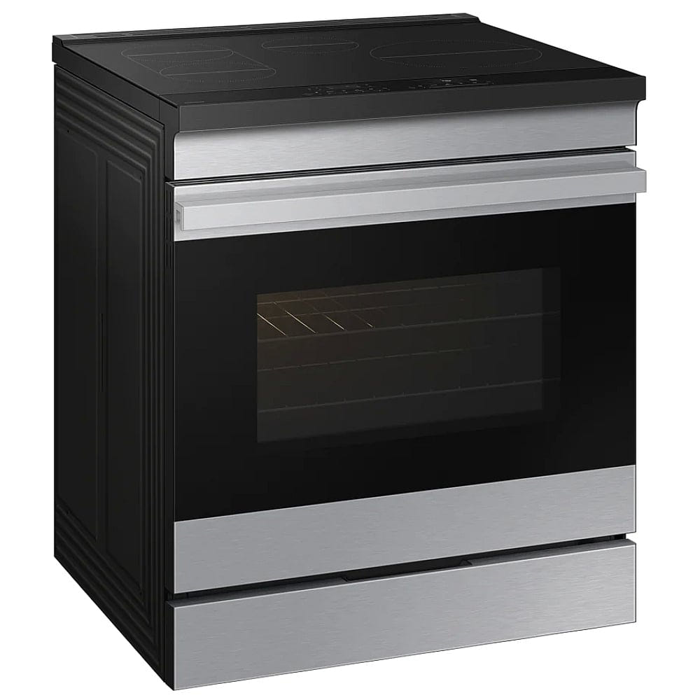 Samsung NSI6DG9500SRAC Induction Range, 6.3 cu. ft. Capacity, 30 inch Exterior Width, True Convection, 4 Burners, Storage Drawer, &