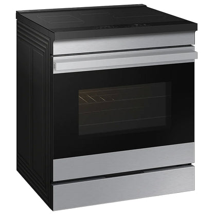 Samsung NSI6DG9500SRAC Induction Range, 6.3 cu. ft. Capacity, 30 inch Exterior Width, True Convection, 4 Burners, Storage Drawer, &