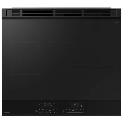 Samsung NSI6DG9500SRAC Induction Range, 6.3 cu. ft. Capacity, 30 inch Exterior Width, True Convection, 4 Burners, Storage Drawer, & , Self Clean, 4,300 Watts Highest Burner Element, Stainless Steel colour