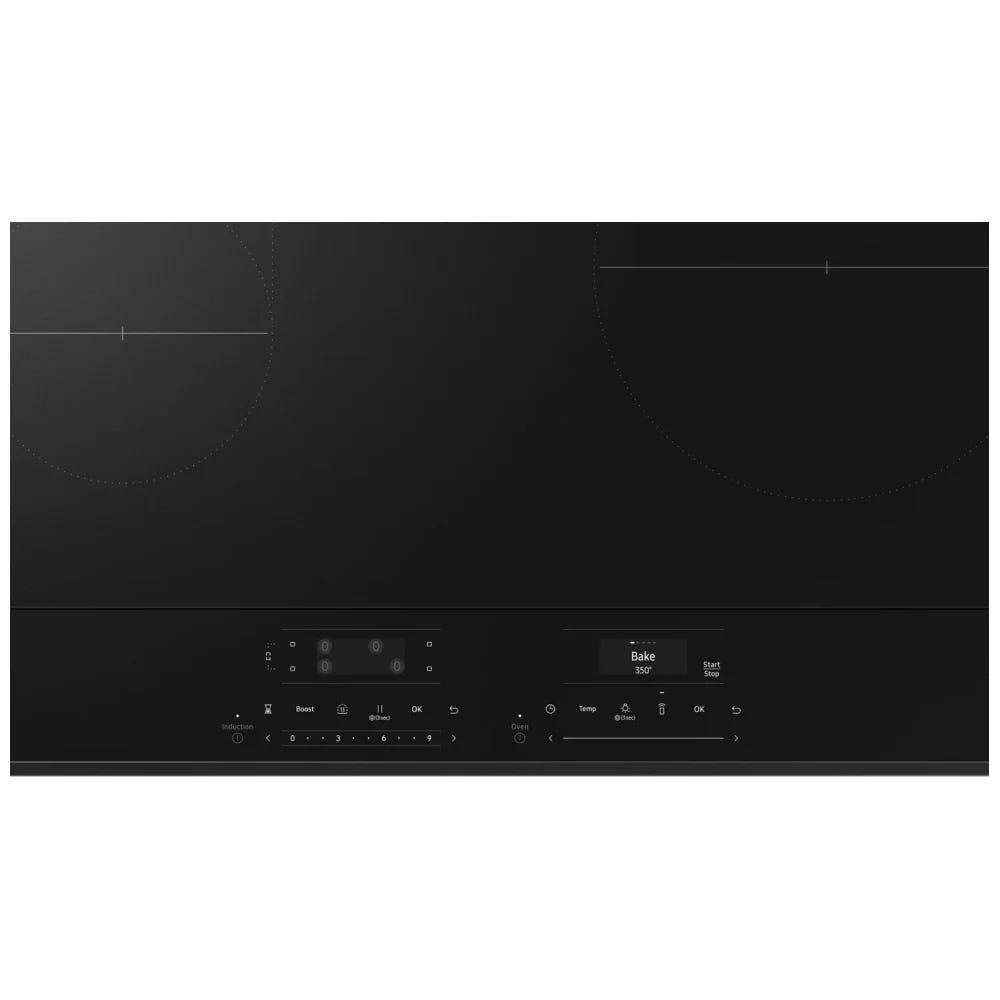 Samsung NSI6DG9500SRAC Induction Range, 6.3 cu. ft. Capacity, 30 inch Exterior Width, True Convection, 4 Burners, Storage Drawer, & , Self Clean, 4,300 Watts Highest Burner Element, Stainless Steel colour