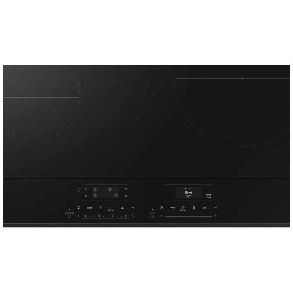 Samsung NSI6DG9500SRAC Induction Range, 6.3 cu. ft. Capacity, 30 inch Exterior Width, True Convection, 4 Burners, Storage Drawer, &