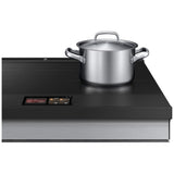 Samsung Bespoke NSI6DG9900SRAC Induction Range, 6.3 cu. ft. Capacity, 30 inch Exterior Width, True Convection, 4 Burners, Storage Drawer, Yes, Self Clean, 4,200 W Highest Element, Stainless Steel colour