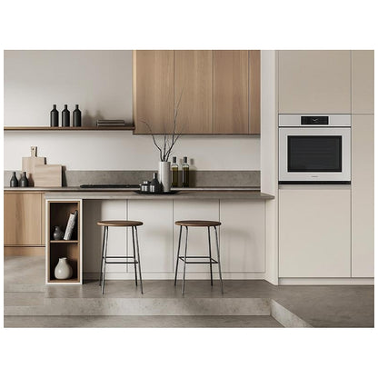 Samsung Bespoke NV51CB700S12AA Single Wall Oven, 30 inch Exterior Width, Convection, Self Clean, 5.1 cu. ft. Capacity, Temperature Probe, Wifi Enabled, Air Fry, White colour AlI Pro Cooking, Air Fry, Push-to-Open Door, FlexDuo