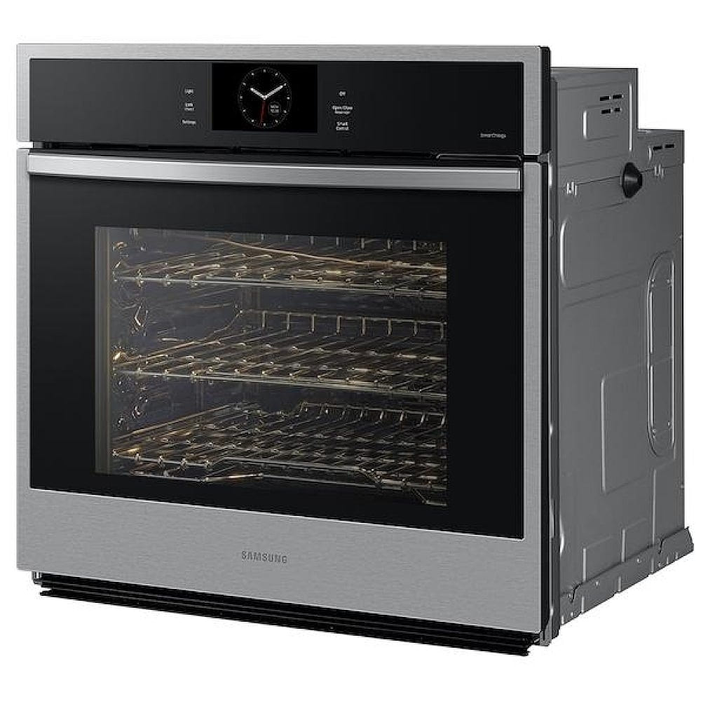 Samsung NV51CG600SSRAA Single Wall Oven, 30 inch Exterior Width, Convection, Self Clean, 5.1 cu. ft. Capacity, Temperature Probe, Wifi Enabled, Air Fry, Stainless Steel colour