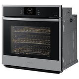 Samsung NV51CG600SSRAA Single Wall Oven, 30 inch Exterior Width, Convection, Self Clean, 5.1 cu. ft. Capacity, Temperature Probe, Wifi Enabled, Air Fry, Stainless Steel colour