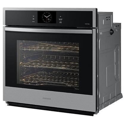 Samsung NV51CG600SSRAA Single Wall Oven, 30 inch Exterior Width, Convection, Self Clean, 5.1 cu. ft. Capacity, Temperature Probe, Wifi Enabled, Air Fry, Stainless Steel colour