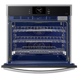 Samsung NV51CG600SSRAA Single Wall Oven, 30 inch Exterior Width, Convection, Self Clean, 5.1 cu. ft. Capacity, Temperature Probe, Wifi Enabled, Air Fry, Stainless Steel colour