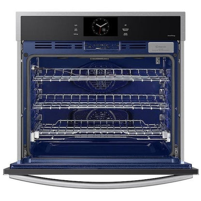 Samsung NV51CG600SSRAA Single Wall Oven, 30 inch Exterior Width, Convection, Self Clean, 5.1 cu. ft. Capacity, Temperature Probe, Wifi Enabled, Air Fry, Stainless Steel colour