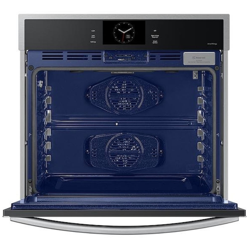 Samsung NV51CG600SSRAA Single Wall Oven, 30 inch Exterior Width, Convection, Self Clean, 5.1 cu. ft. Capacity, Temperature Probe, Wifi Enabled, Air Fry, Stainless Steel colour