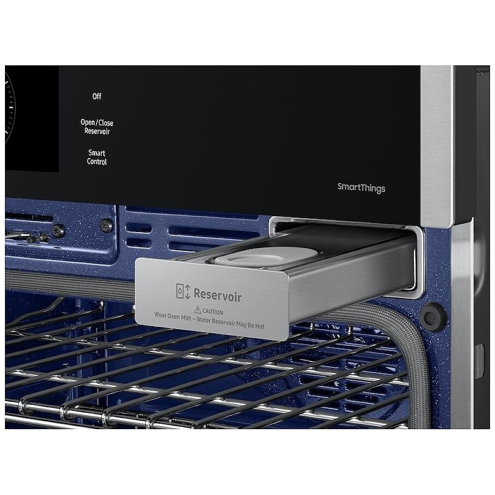 Samsung NV51CG600SSRAA Single Wall Oven, 30 inch Exterior Width, Convection, Self Clean, 5.1 cu. ft. Capacity, Temperature Probe, Wifi Enabled, Air Fry, Stainless Steel colour