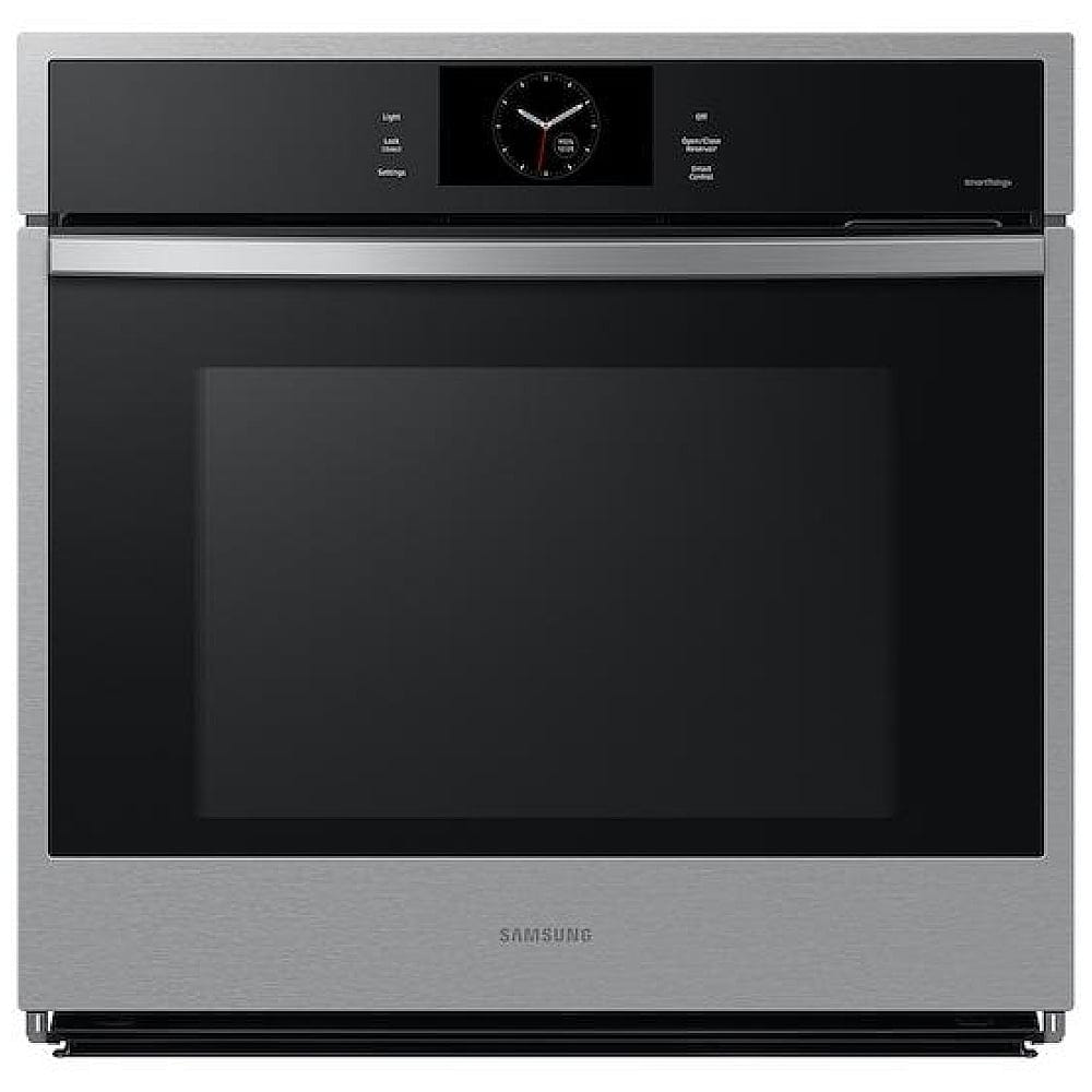 Samsung NV51CG600SSRAA Single Wall Oven, 30 inch Exterior Width, Convection, Self Clean, 5.1 cu. ft. Capacity, Temperature Probe, Wifi Enabled, Air Fry, Stainless Steel colour