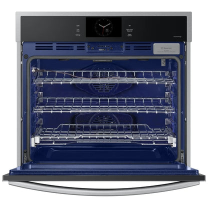 Samsung NV51CG600SSRAA Single Wall Oven, 30 inch Exterior Width, Convection, Self Clean, 5.1 cu. ft. Capacity, Temperature Probe, Wifi Enabled, Air Fry, Stainless Steel colour