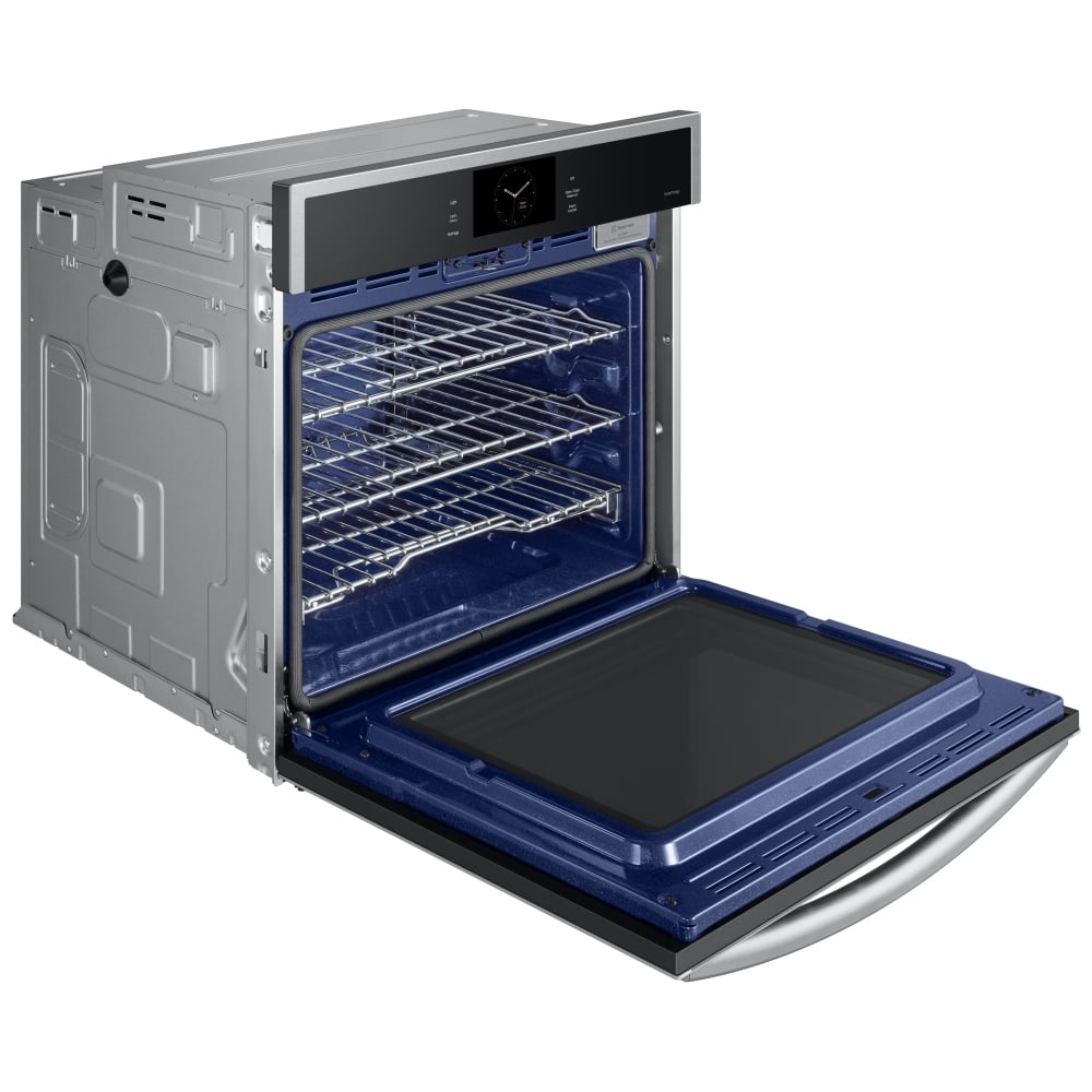 Samsung NV51CG600SSRAA Single Wall Oven, 30 inch Exterior Width, Convection, Self Clean, 5.1 cu. ft. Capacity, Temperature Probe, Wifi Enabled, Air Fry, Stainless Steel colour