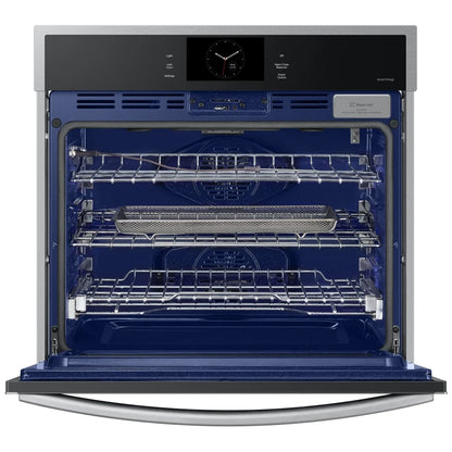 Samsung NV51CG600SSRAA Single Wall Oven, 30 inch Exterior Width, Convection, Self Clean, 5.1 cu. ft. Capacity, Temperature Probe, Wifi Enabled, Air Fry, Stainless Steel colour