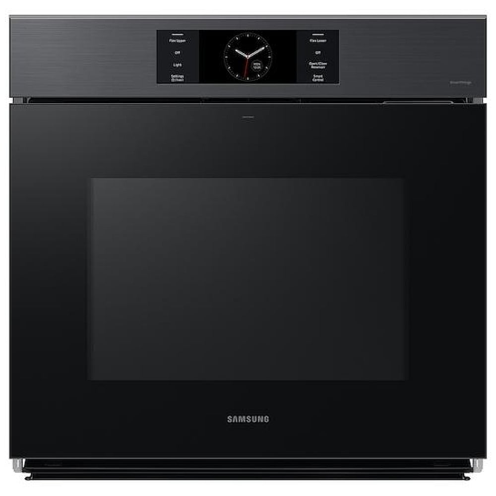 Samsung Bespoke NV51CG700SMTAA Single Wall Oven, 30 inch Exterior Width, Convection, Self Clean, 5.1 cu. ft. Capacity, Temperature Probe, Wifi Enabled, Air Fry, Black Matte Steel colour AlI Pro Cooking, Air Fry, Push-to-Open Door, FlexDuo