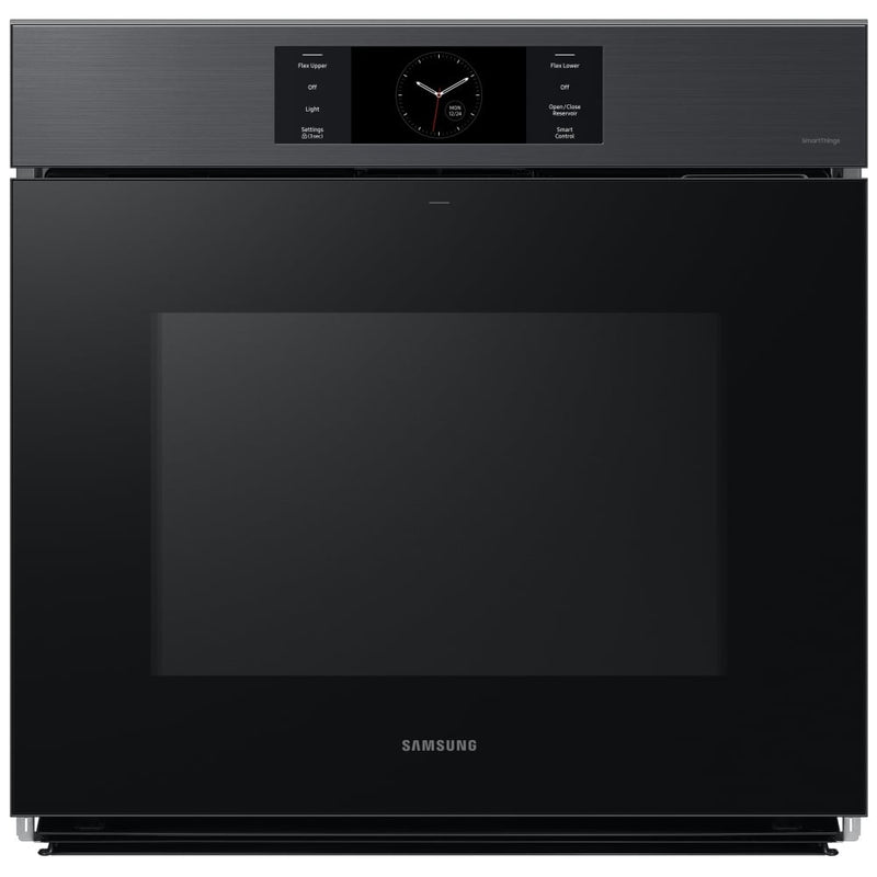 Samsung Bespoke NV51CG700SMTAA Single Wall Oven, 30 inch Exterior Width, Convection, Self Clean, 5.1 cu. ft. Capacity, Temperature Probe, Wifi Enabled, Air Fry, Black Matte Steel colour