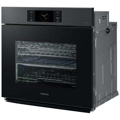 Samsung Bespoke NV51CG700SMTAA Single Wall Oven, 30 inch Exterior Width, Convection, Self Clean, 5.1 cu. ft. Capacity, Temperature Probe, Wifi Enabled, Air Fry, Black Matte Steel colour AlI Pro Cooking, Air Fry, Push-to-Open Door, FlexDuo