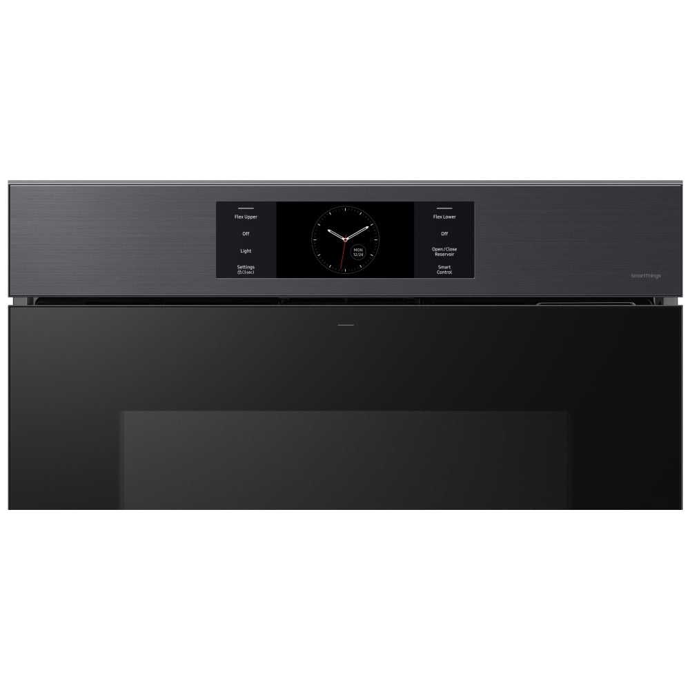 Samsung Bespoke NV51CG700SMTAA Single Wall Oven, 30 inch Exterior Width, Convection, Self Clean, 5.1 cu. ft. Capacity, Temperature Probe, Wifi Enabled, Air Fry, Black Matte Steel colour AlI Pro Cooking, Air Fry, Push-to-Open Door, FlexDuo