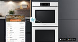 Samsung Bespoke NV51CG700SSRAA Single Wall Oven, 30 inch Exterior Width, Convection, Self Clean, 5.1 cu. ft. Capacity, Temperature Probe, Wifi Enabled, Air Fry, Stainless Steel colour