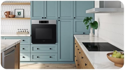 Samsung Bespoke NV51CG700SSRAA Single Wall Oven, 30 inch Exterior Width, Convection, Self Clean, 5.1 cu. ft. Capacity, Temperature Probe, Wifi Enabled, Air Fry, Stainless Steel colour