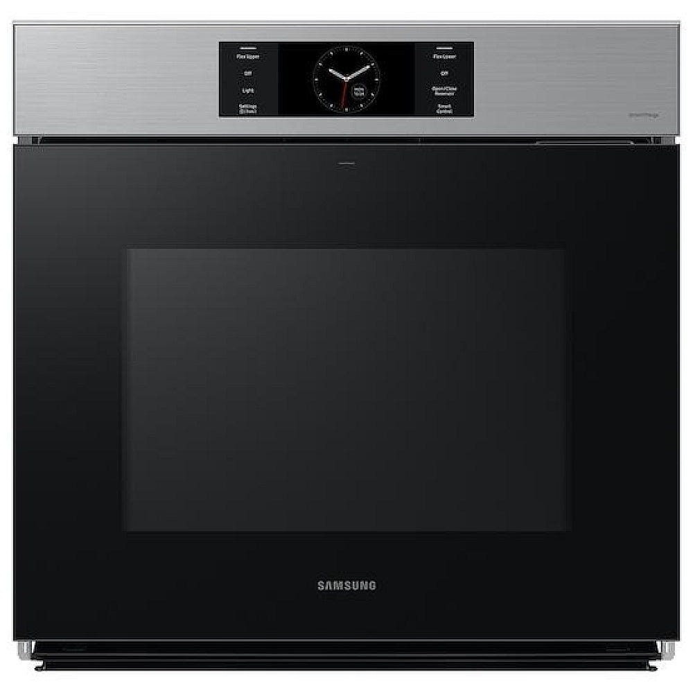 Samsung Bespoke NV51CG700SSRAA Single Wall Oven, 30 inch Exterior Width, Convection, Self Clean, 5.1 cu. ft. Capacity, Temperature Probe, Wifi Enabled, Air Fry, Stainless Steel colour
