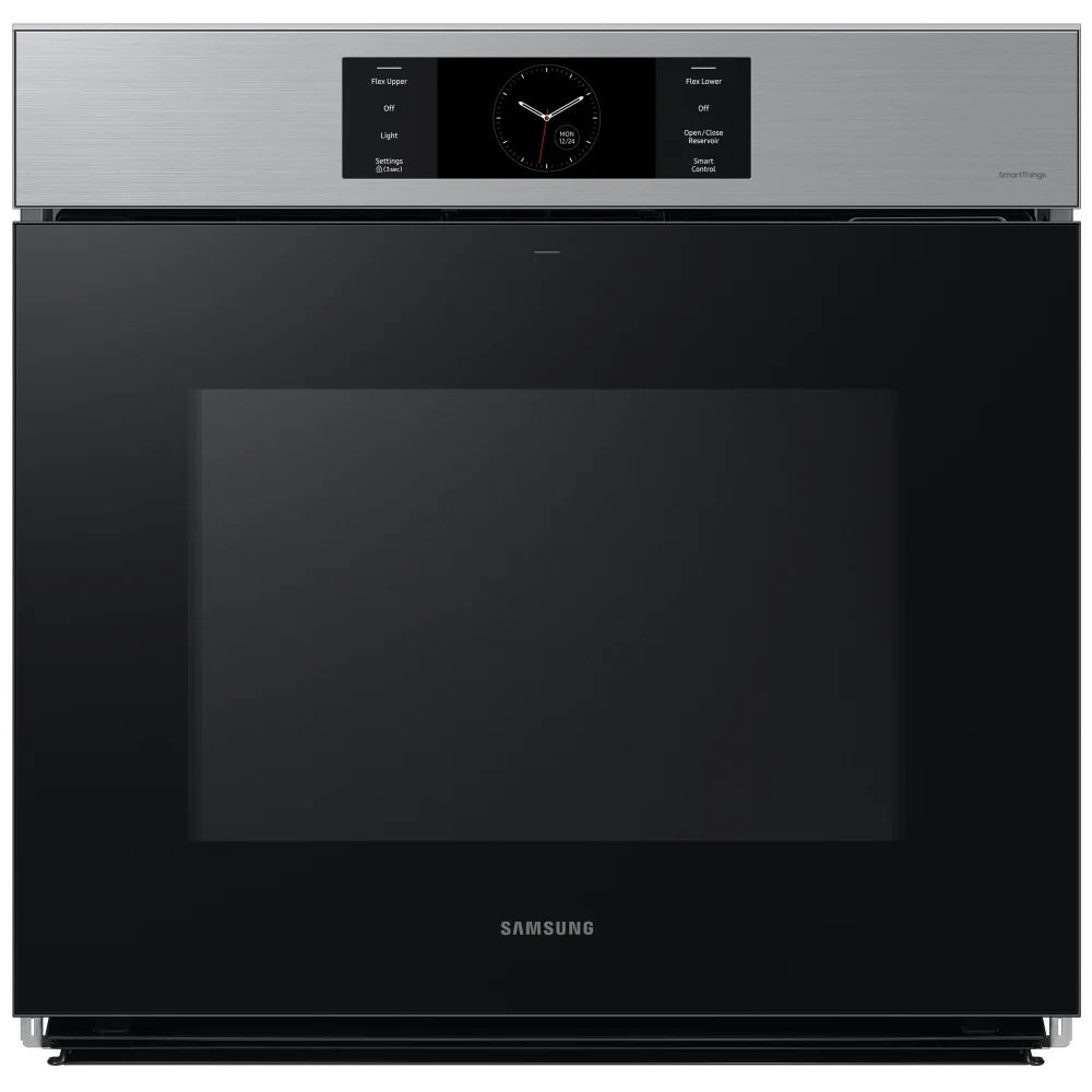 Samsung Bespoke NV51CG700SSRAA Single Wall Oven, 30 inch Exterior Width, Convection, Self Clean, 5.1 cu. ft. Capacity, Temperature Probe, Wifi Enabled, Air Fry, Stainless Steel colour