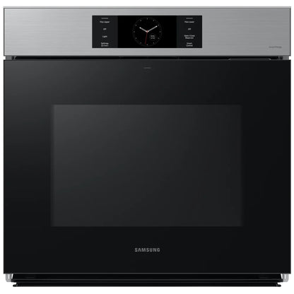 Samsung Bespoke NV51CG700SSRAA Single Wall Oven, 30 inch Exterior Width, Convection, Self Clean, 5.1 cu. ft. Capacity, Temperature Probe, Wifi Enabled, Air Fry, Stainless Steel colour
