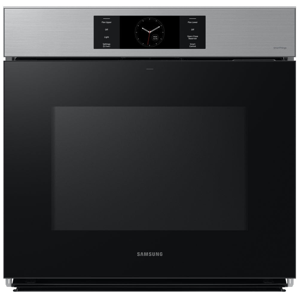 Samsung Bespoke NV51CG700SSRAA Single Wall Oven, 30 inch Exterior Width, Convection, Self Clean, 5.1 cu. ft. Capacity, Temperature Probe, Wifi Enabled, Air Fry, Stainless Steel colour