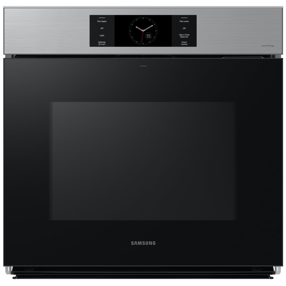 Samsung Bespoke NV51CG700SSRAA Single Wall Oven, 30 inch Exterior Width, Convection, Self Clean, 5.1 cu. ft. Capacity, Temperature Probe, Wifi Enabled, Air Fry, Stainless Steel colour