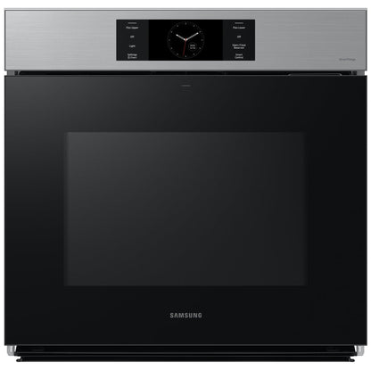 Samsung Bespoke NV51CG700SSRAA Single Wall Oven, 30 inch Exterior Width, Convection, Self Clean, 5.1 cu. ft. Capacity, Temperature Probe, Wifi Enabled, Air Fry, Stainless Steel colour