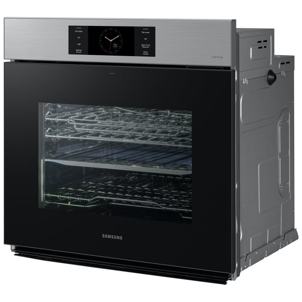 Samsung Bespoke NV51CG700SSRAA Single Wall Oven, 30 inch Exterior Width, Convection, Self Clean, 5.1 cu. ft. Capacity, Temperature Probe, Wifi Enabled, Air Fry, Stainless Steel colour